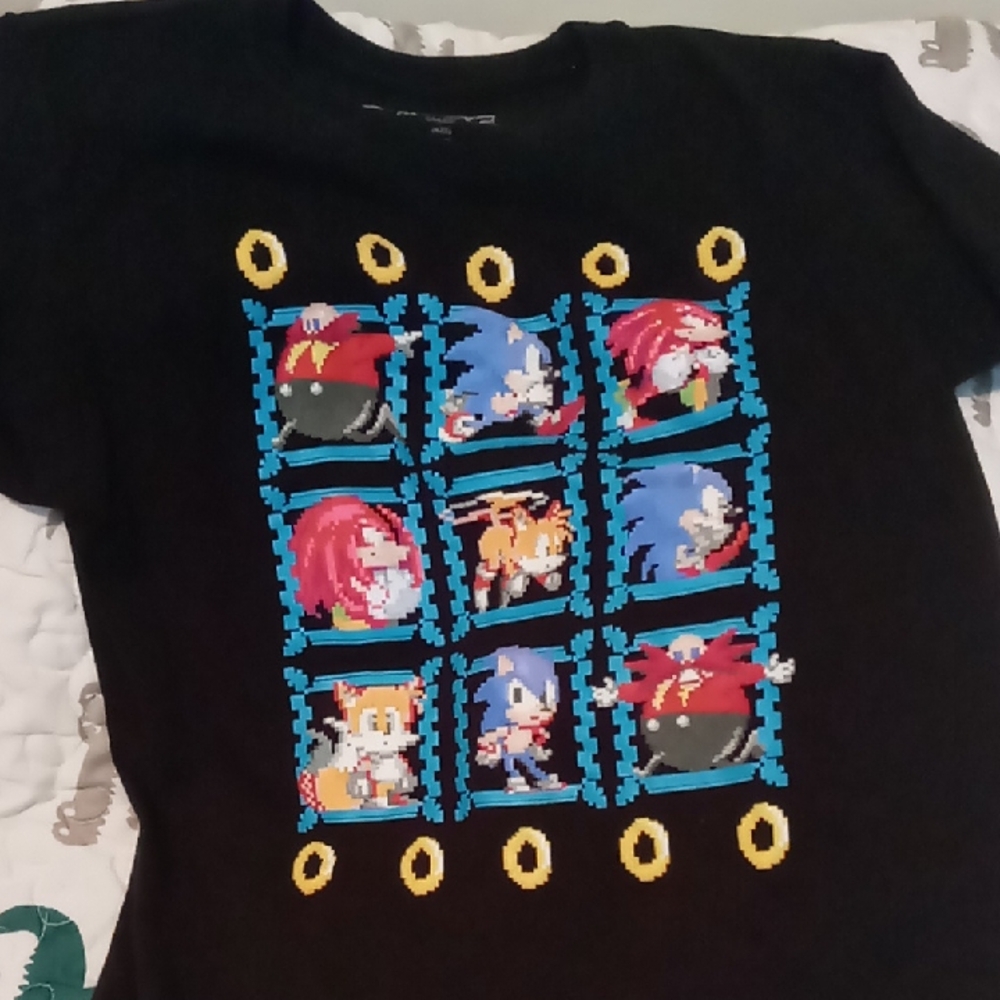 Sonic the Hedgehog Black Kids T-Shirt